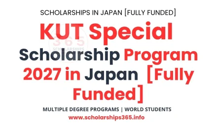 KUT Special Scholarship Program 2027 in Japan | Fully Funded