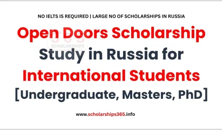 Open Doors Scholarship 2026-2027: Study in Russia for International Students