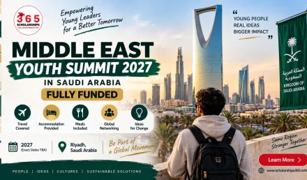 Middle East Youth Summit 2027 in Saudi Arabia (Fully Funded)