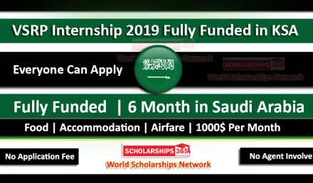 KAUST VSRP Internship Program 2019 in Saudi Arabia Fully Funded