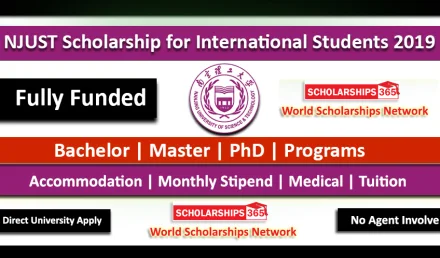 NJUST Scholarship for International Students 2019 Fully Funded - China