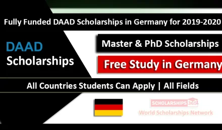 DAAD Scholarships in Germany for Development-Related Postgraduate Courses 2019-2020