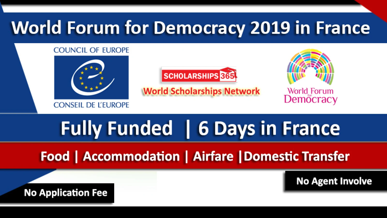 World Forum for Democracy 2019 Fully Funded in France - Youth Delegation 2019-2020