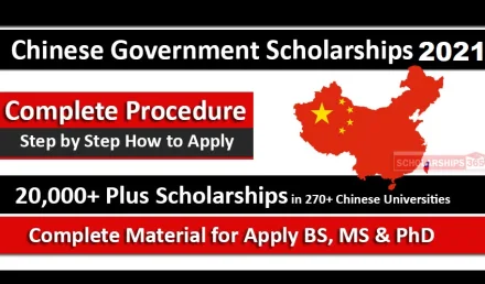 CSC Scholarships 2021 Process Under Chinese Government Scholarship 2021