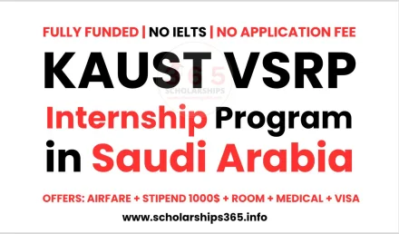 KAUST VSRP Internship Program 2026 in Saudi Arabia [Fully Funded]