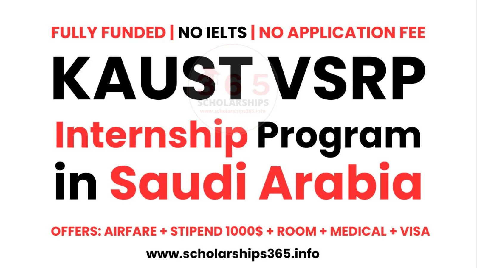 KAUST VSRP Internship Program 2026 in Saudi Arabia [Fully Funded]