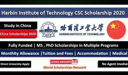 Harbin Institute of Technology Scholarship 2020 (Fully Funded) – Chinese Government Scholarship
