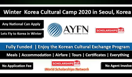 Winter Korea Cultural Experience Camp 2020 in Seoul, South Korea - Fully Funded