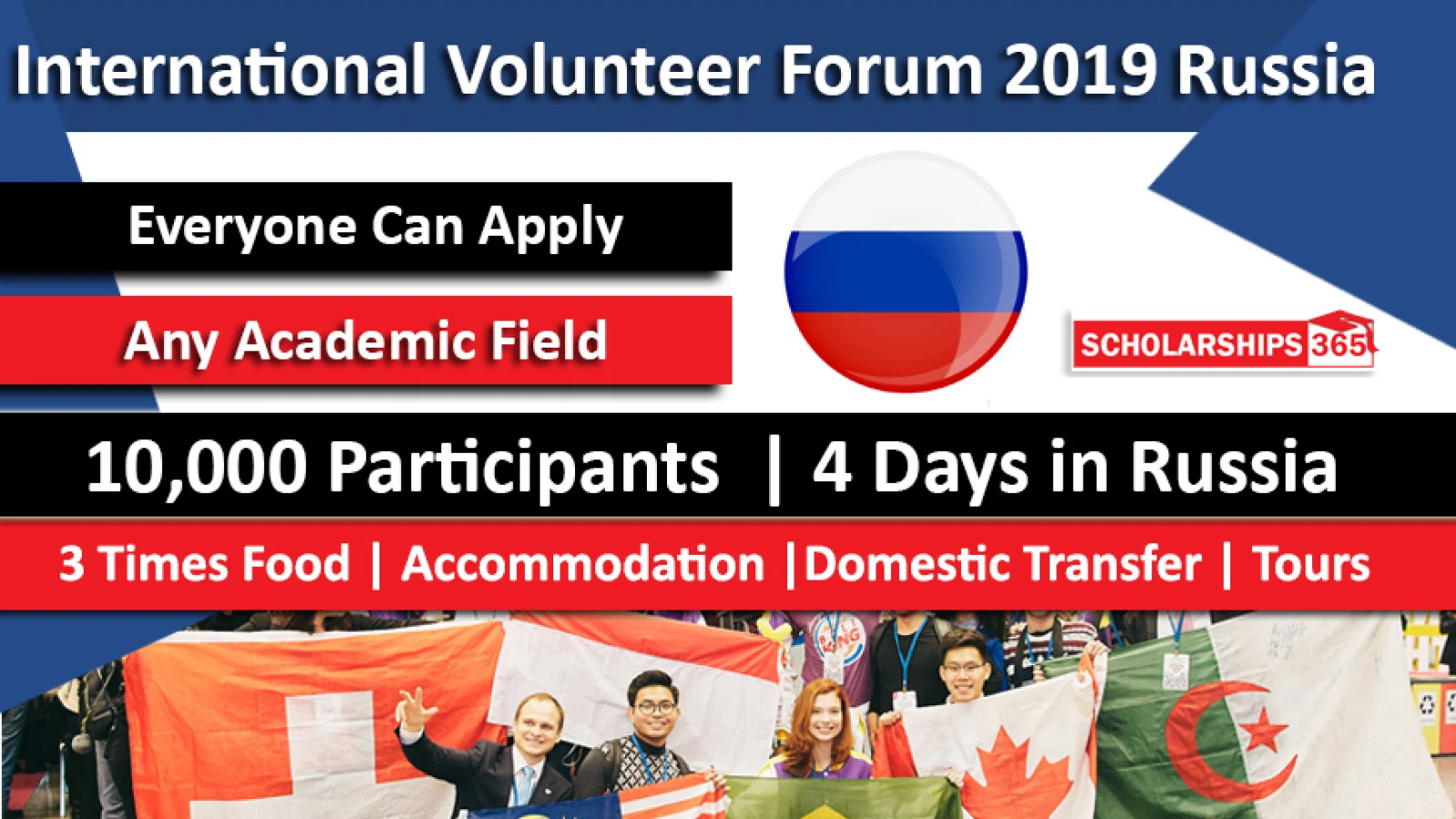 International Volunteer Forum Russia 2019 - Funded  10,000 Volunteers