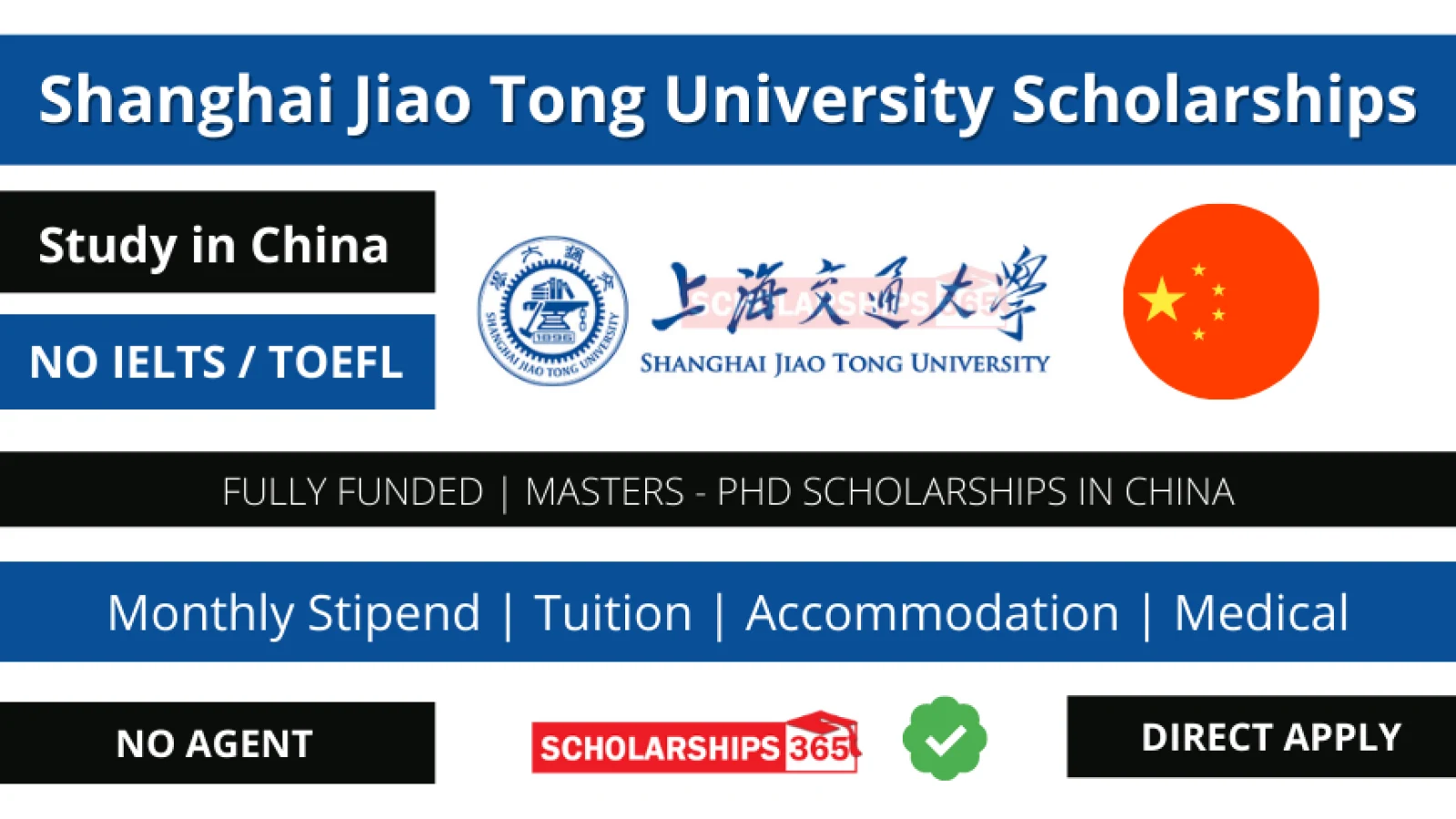 Shanghai Jiaotong University Scholarship 2025 - Fully Funded