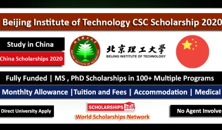 Beijing Institute of Technology CSC Scholarship 2020 - Fully Funded