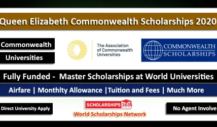 Queen Elizabeth Commonwealth Scholarship 2020 - Fully Funded