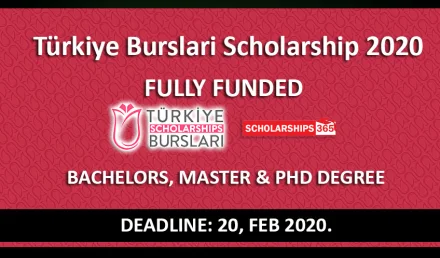 Turkiye Burslari Scholarship 2020 Fully Funded - Turkish Government Scholarship