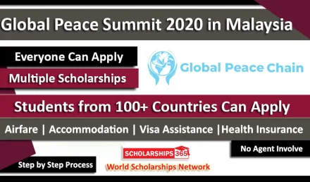 Global Peace Summit 2020 in Kuala Lumpur, Malaysia for International Students
