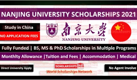 Nanjing University CSC Scholarship 2021 Fully Funded | Chinese Government Scholarship