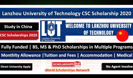 Lanzhou University of Technology CSC Scholarship 2020 Fully Funded