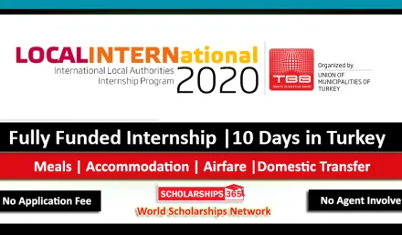 International Summer Internship 2020 in Turkey - Fully Funded