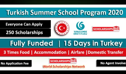 Turkish Summer School Program 2020 Fully Funded - Yunus Emre Institute Turkey