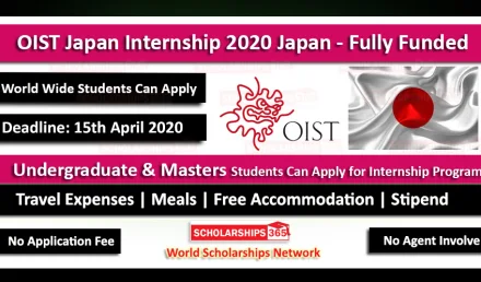 OIST Japan Internship 2020 Japan - Fully Funded Internship Program