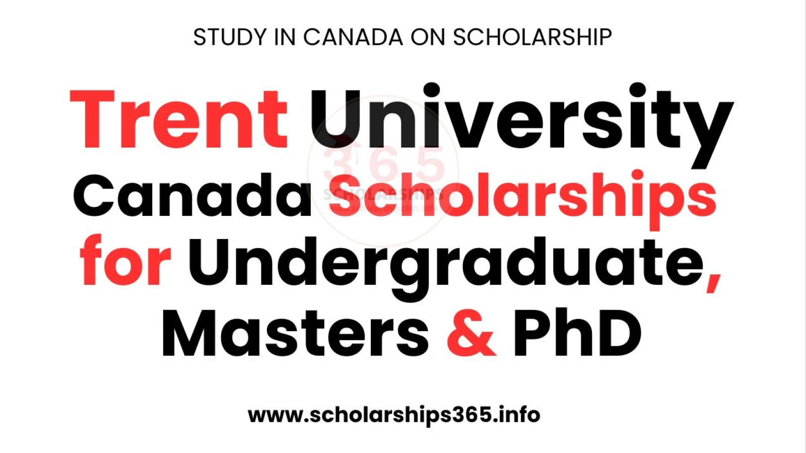 Trent University Canada Scholarships 2026 [Multiple Scholarships]