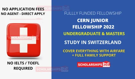 CERN Junior Fellowship Program 2022 Fully Funded in Geneva, Switzerland