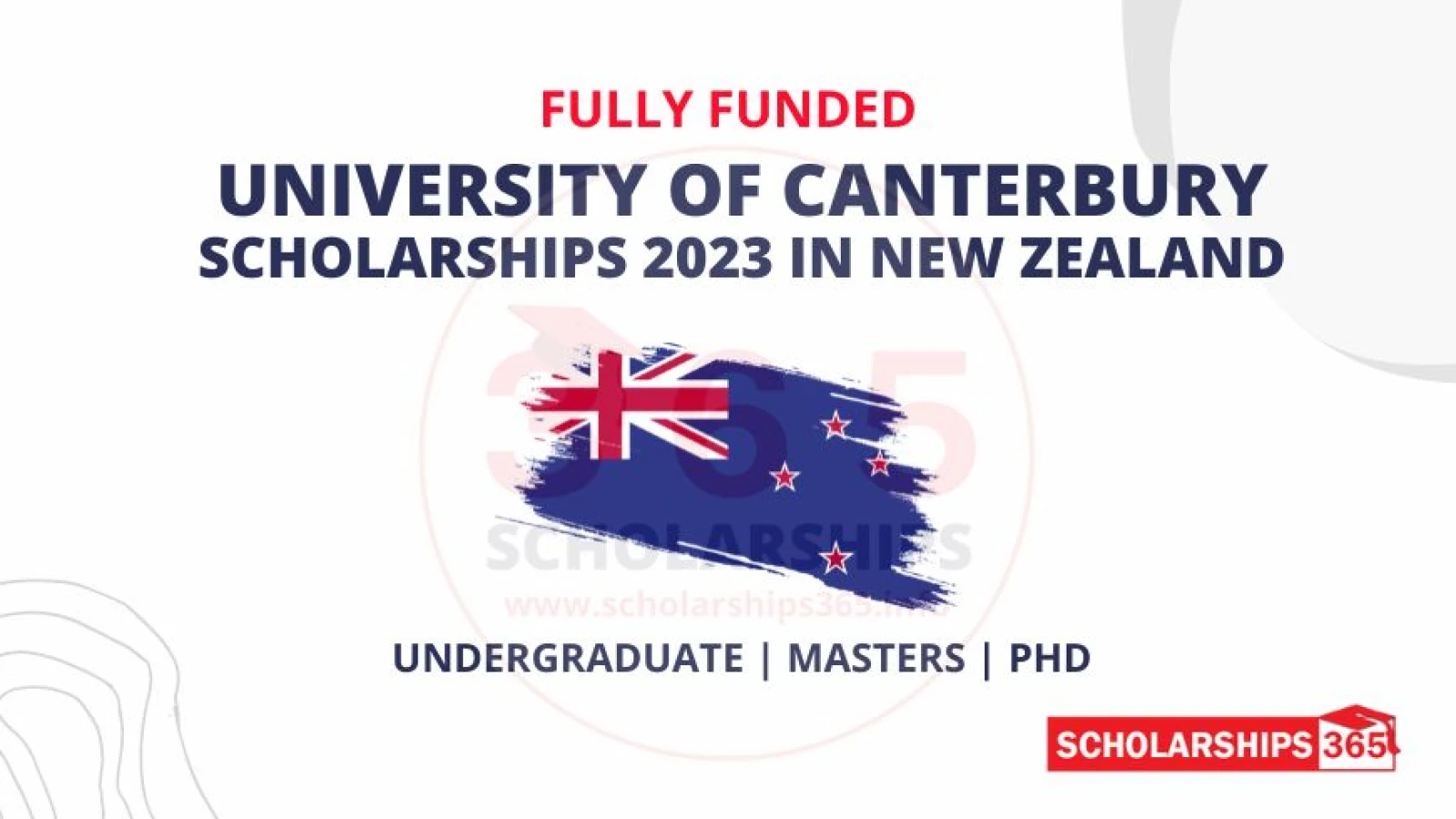 University of Canterbury Scholarships 2023 in New Zealand | Fully Funded