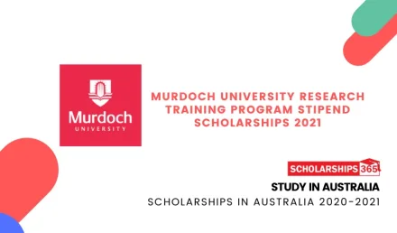 Murdoch University Research Training Program Stipend Scholarships 2021