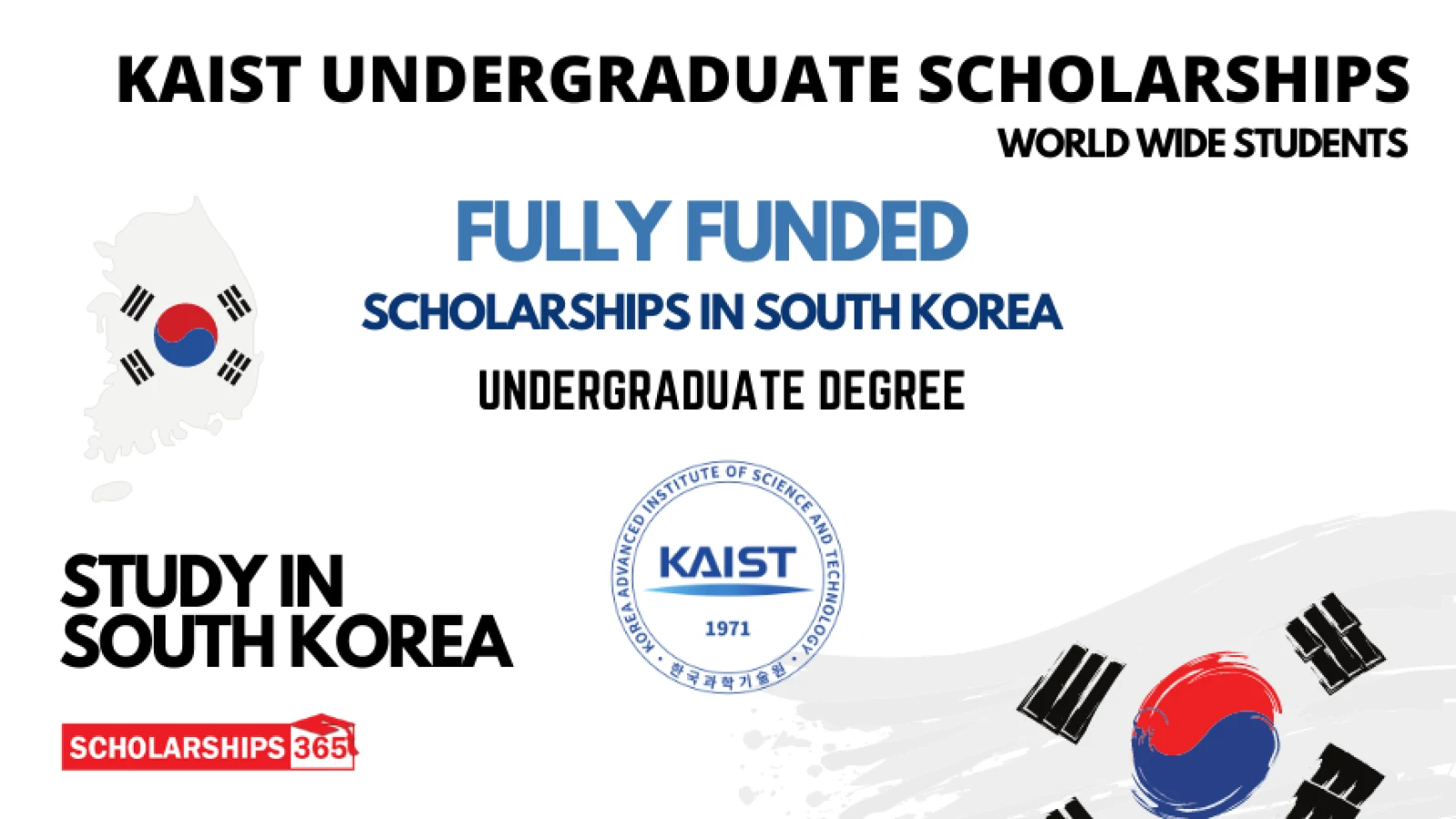 KAIST Undergraduate Scholarship 2023 South Korea - Fully Funded