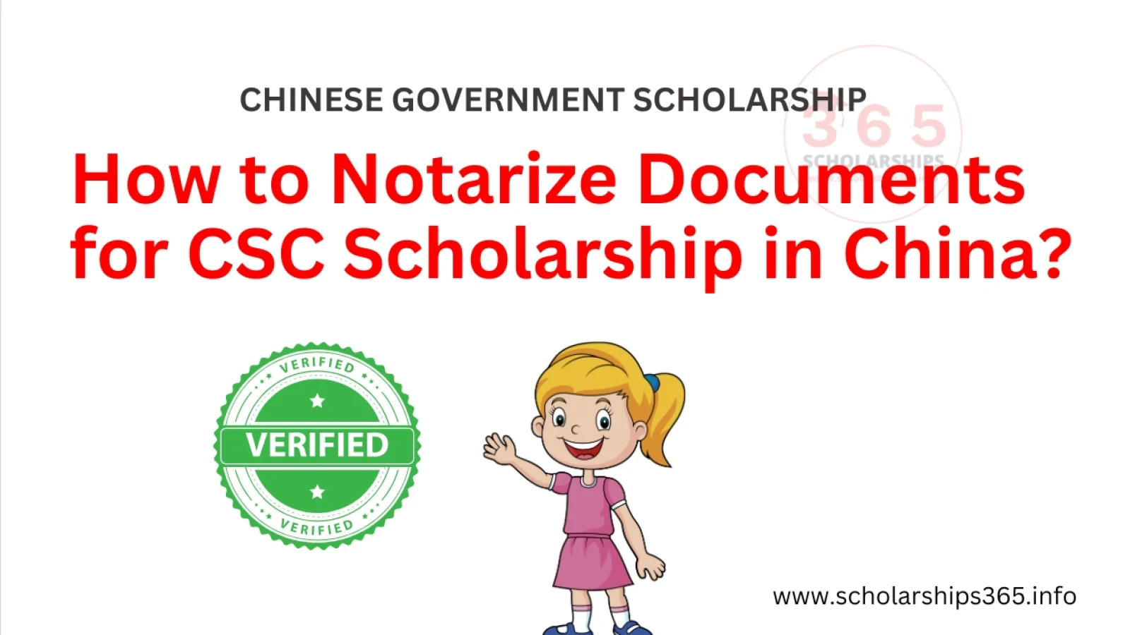 How to Notarize Documents for CSC Scholarship 2025 - Chinese Government Scholarship