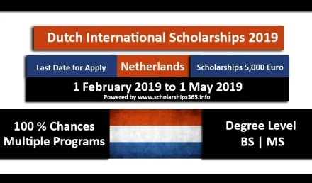 Holland Scholarships 2019 for International Students
