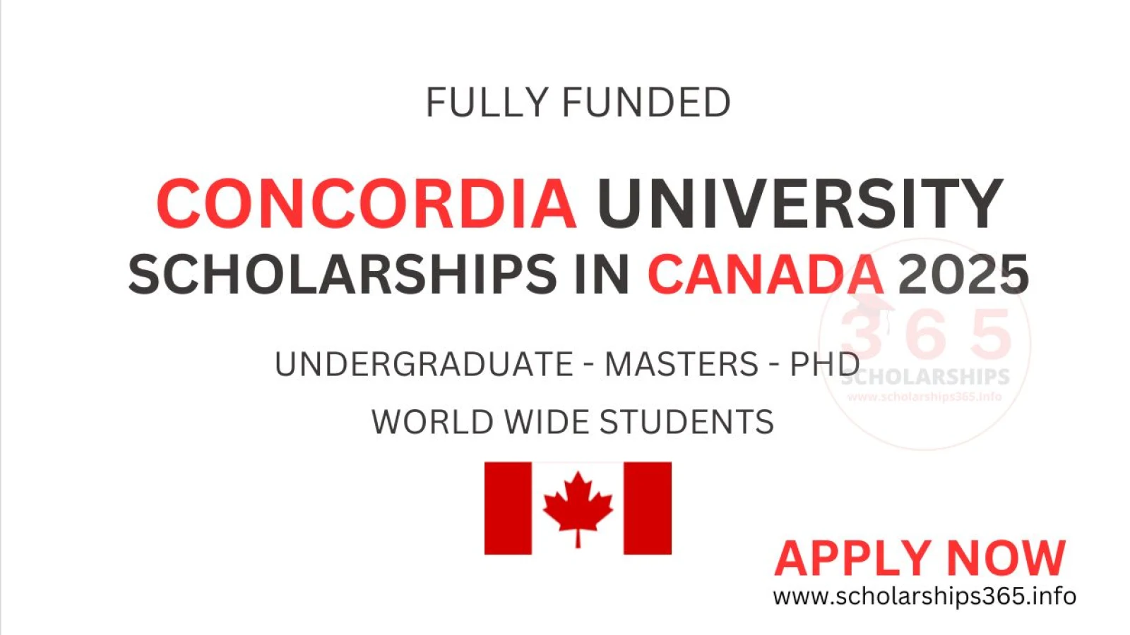 Concordia University Scholarships in Canada 2025 [Multiple Scholarships]