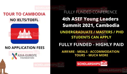 4th ASEF Young Leaders Summit 2021 in Cambodia | Fully Funded Conference