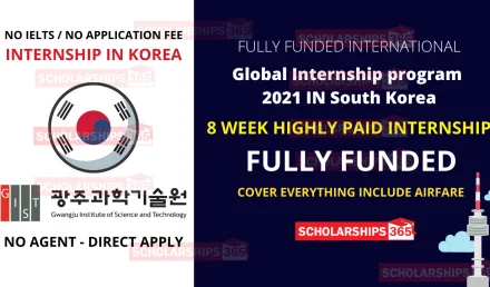 Global Internship program in South Korea 2021 - Fully Funded - Internships in Korea