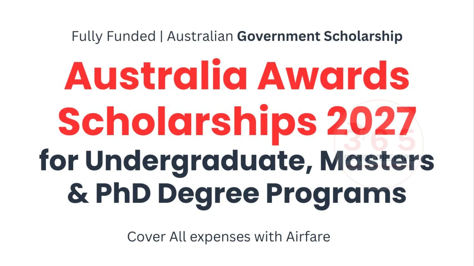 Australia Awards Scholarships 2027-2028 [Fully Funded]