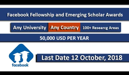 Facebook Fellowship Program and Emerging Scholar Awards