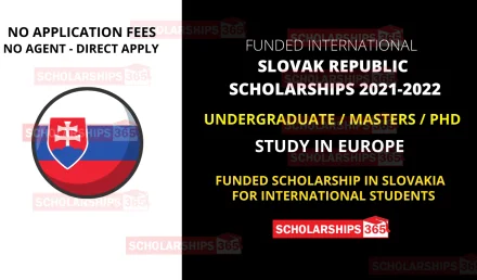 Slovak Republic Government Scholarships 2021/2022 - Bilateral Scholarships Program