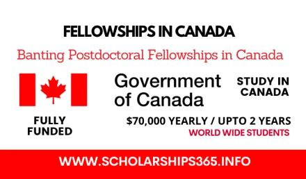 Banting Postdoctoral Fellowships in Canada 2021-2022 - Fully Funded