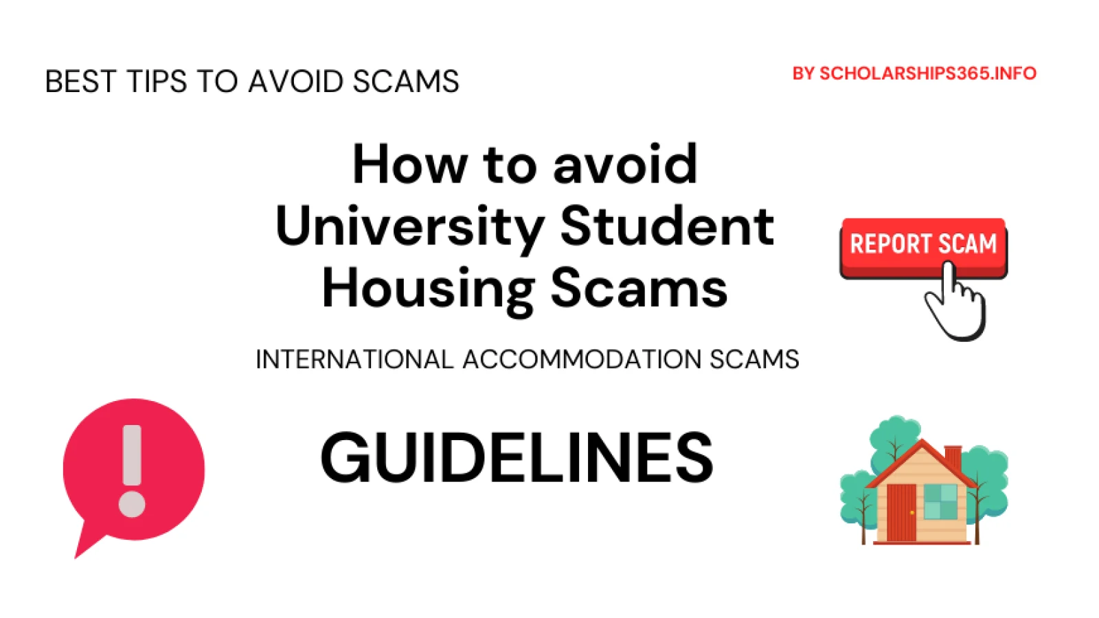 How to avoid University Student Housing Scams | Accommodation Scams