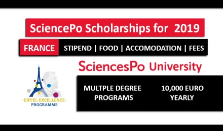 The Science Po Eiffel Scholarships France 2019-2020