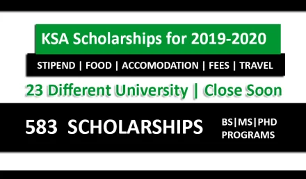 The Kingdom of Saudi Arabia Scholarships 2019-2020