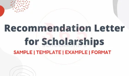 Recommendation Letter for Scholarship | Sample, Example, Template & Format