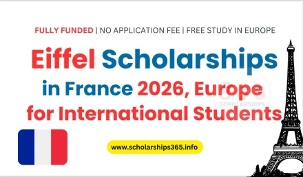 Eiffel Scholarship 2026 in France | Fully Funded France Government Scholarship