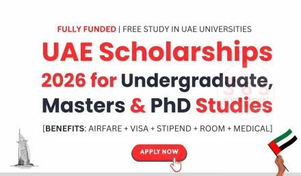 UAE Scholarships 2026 for Undergraduate, Masters & PhD