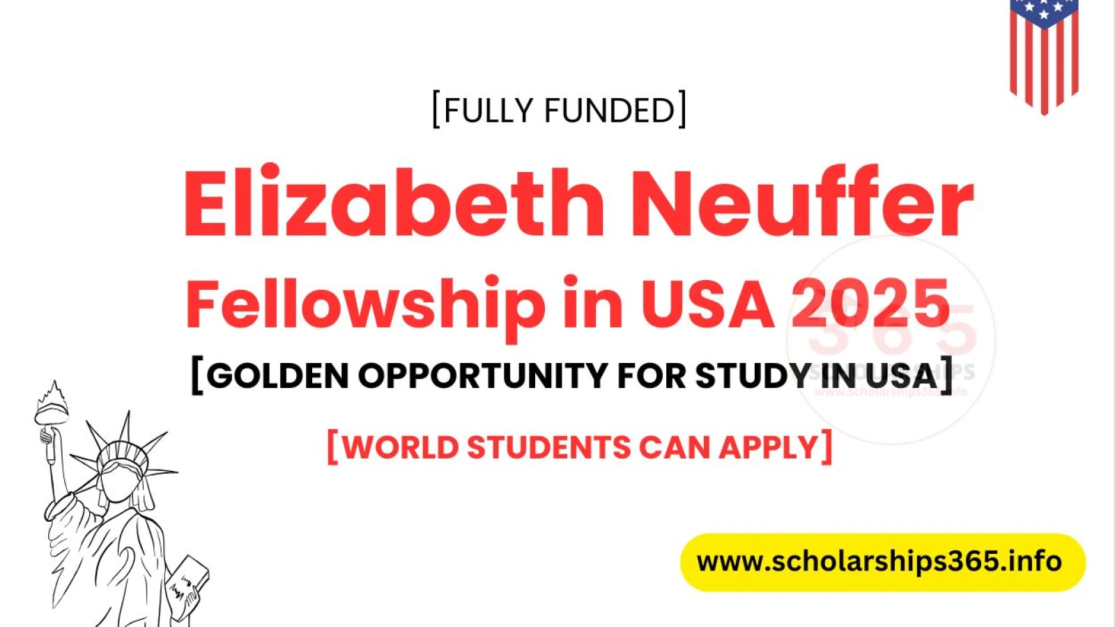 Elizabeth Neuffer Fellowship 2025 in USA [Fully Funded]