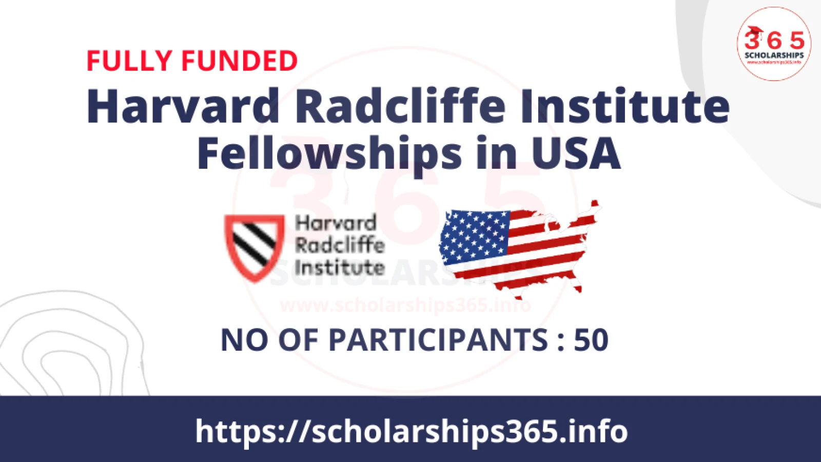 Harvard Radcliffe Institute Fellowship 2024-25 in USA | Fully Funded