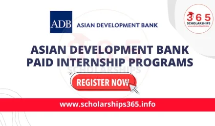 ADB Internship 2024 Program | Asian Development Bank Internship