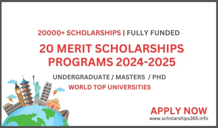 20 Merit Scholarships Programs 2024-2025 for International Students | Fully Funded