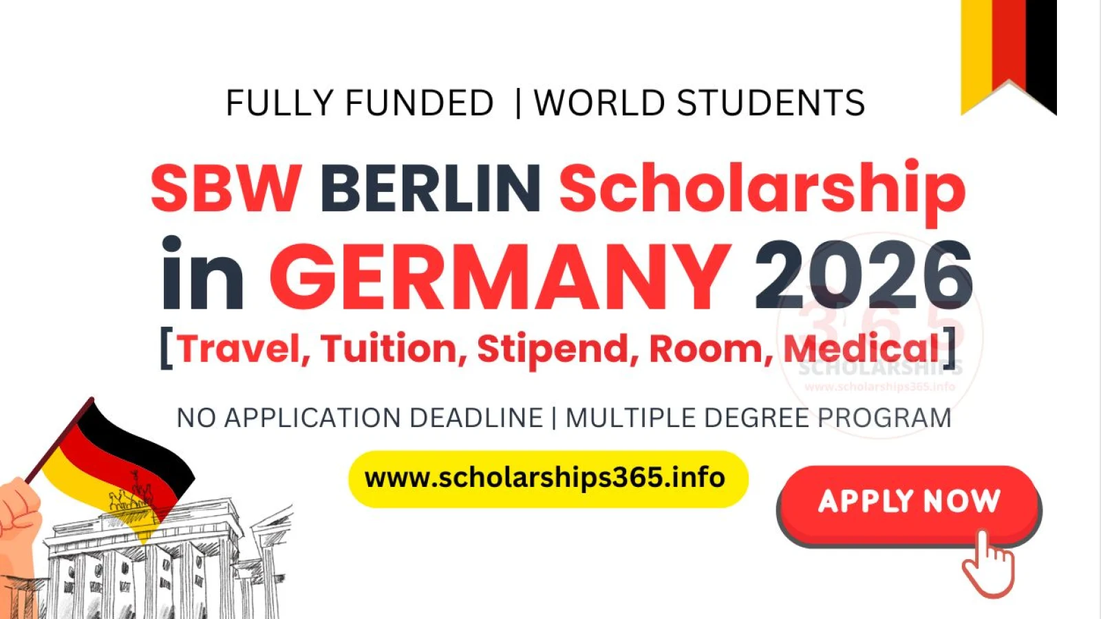SBW Berlin Scholarship in Germany 2026 [Fully Funded]