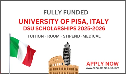 University of Pisa Italy DSU Scholarship 2025-2026 | Fully Funded