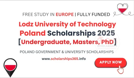 Lodz University of Technology Poland Scholarships 2025 [Fully Funded]